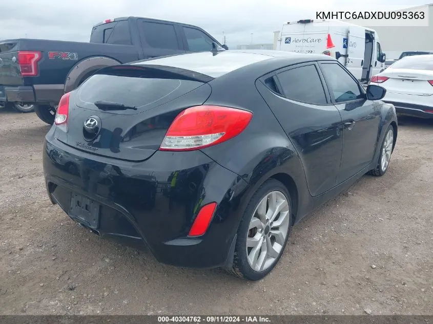 2013 Hyundai Veloster VIN: KMHTC6ADXDU095363 Lot: 40304762