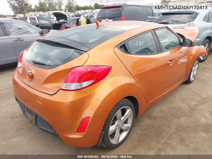 KMHTC6AD1DU172413 2013 Hyundai Veloster