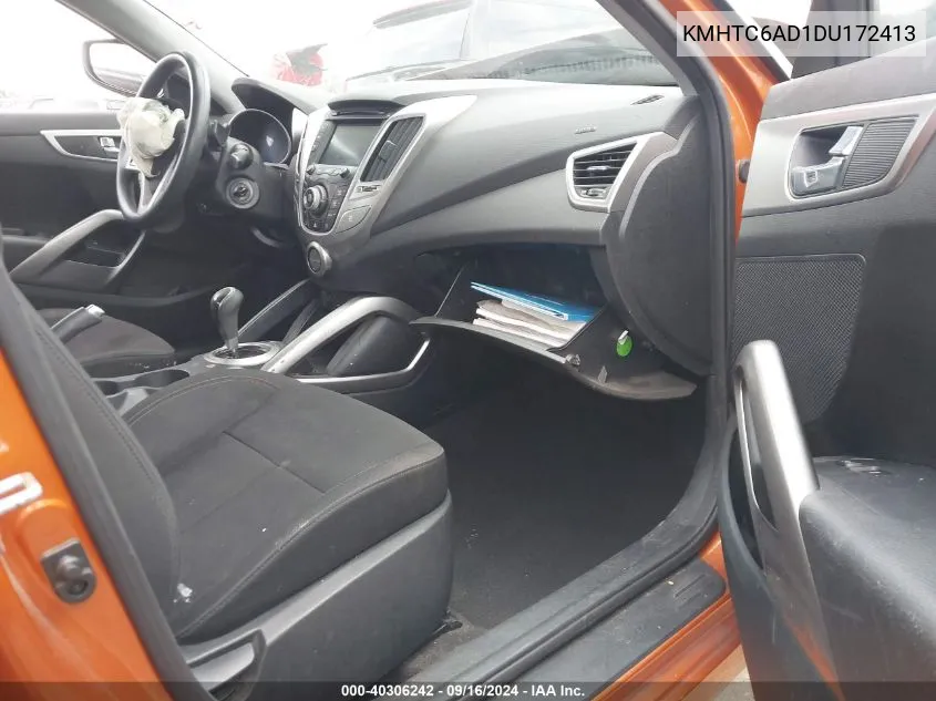 KMHTC6AD1DU172413 2013 Hyundai Veloster