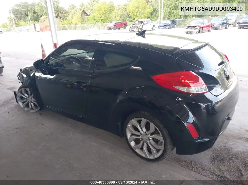 2013 Hyundai Veloster VIN: KMHTC6AD9DU093409 Lot: 40335988