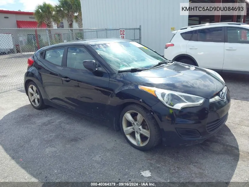 2013 Hyundai Veloster Base W/Gray VIN: KMHTC6AD9DU084693 Lot: 40364379