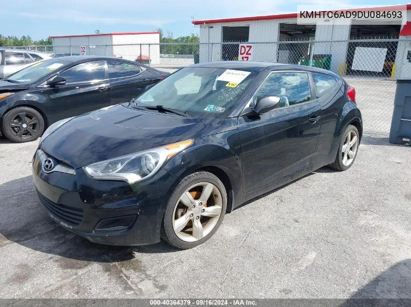 KMHTC6AD9DU084693 2013 Hyundai Veloster Base W/Gray