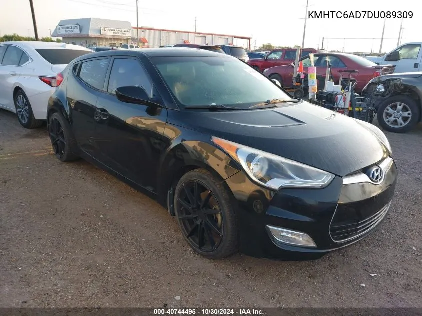 2013 Hyundai Veloster Base W/Gray VIN: KMHTC6AD7DU089309 Lot: 40744495