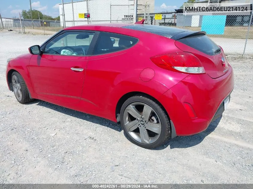 KMHTC6AD6EU214124 2014 Hyundai Veloster Flex W/Black