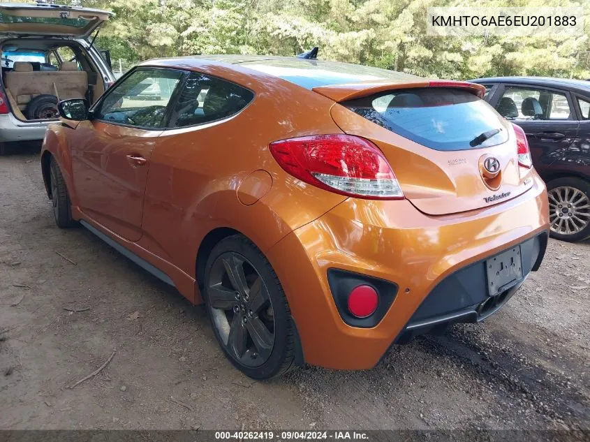 KMHTC6AE6EU201883 2014 Hyundai Veloster Turbo