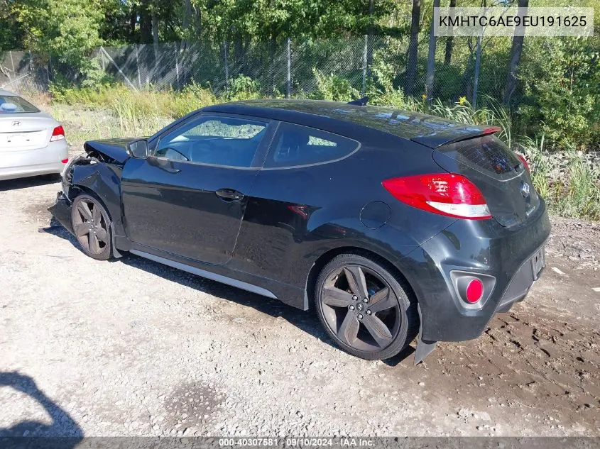 KMHTC6AE9EU191625 2014 Hyundai Veloster Turbo W/Black