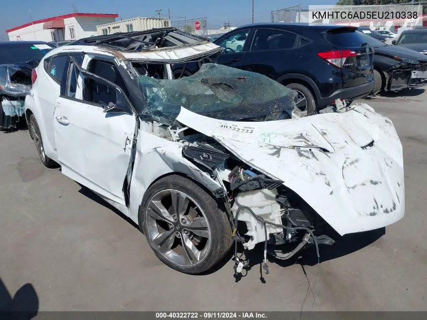 KMHTC6AD5EU210338 2014 Hyundai Veloster