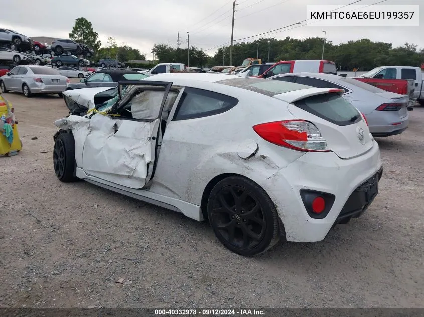 KMHTC6AE6EU199357 2014 Hyundai Veloster Turbo