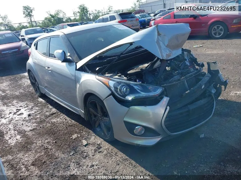 KMHTC6AE4FU232695 2015 Hyundai Veloster Turbo