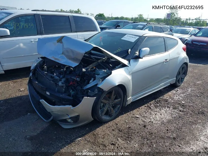 KMHTC6AE4FU232695 2015 Hyundai Veloster Turbo