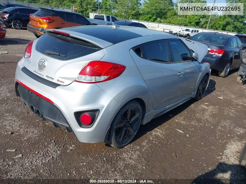 KMHTC6AE4FU232695 2015 Hyundai Veloster Turbo