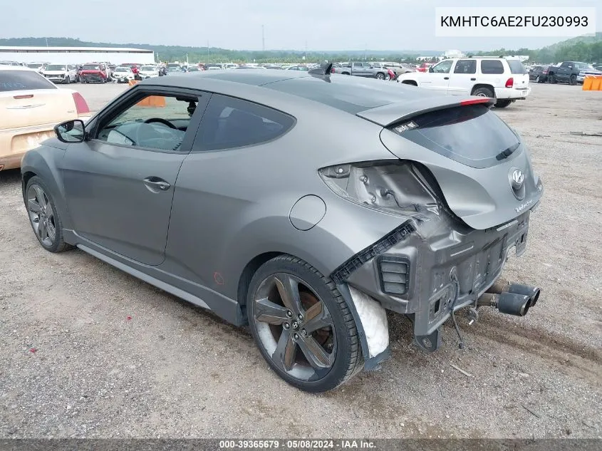 KMHTC6AE2FU230993 2015 Hyundai Veloster Turbo