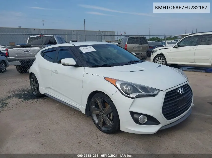 KMHTC6AE7FU232187 2015 Hyundai Veloster Turbo