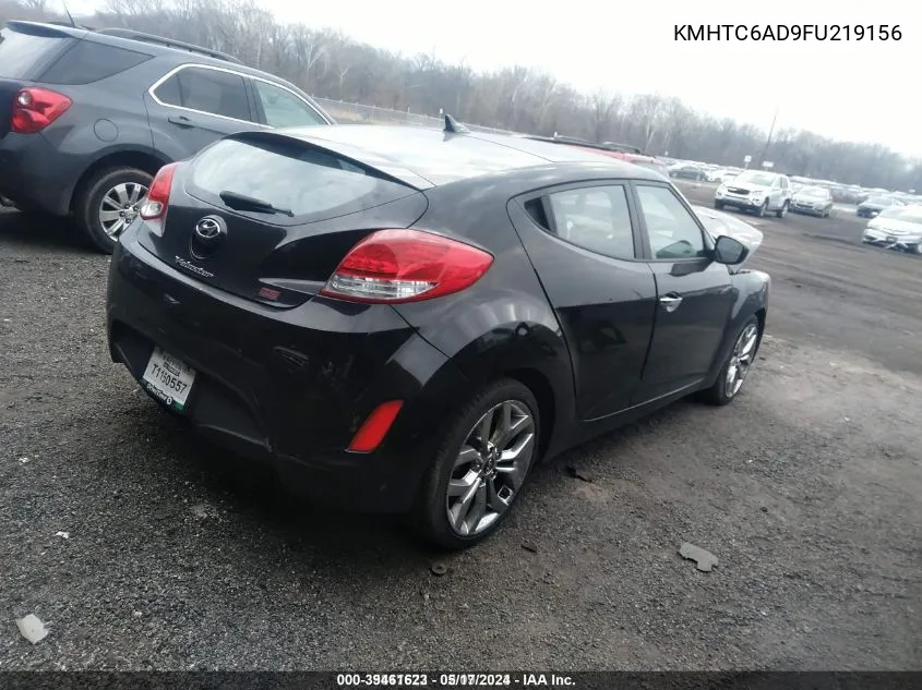 2015 Hyundai Veloster Re:flex VIN: KMHTC6AD9FU219156 Lot: 39461623