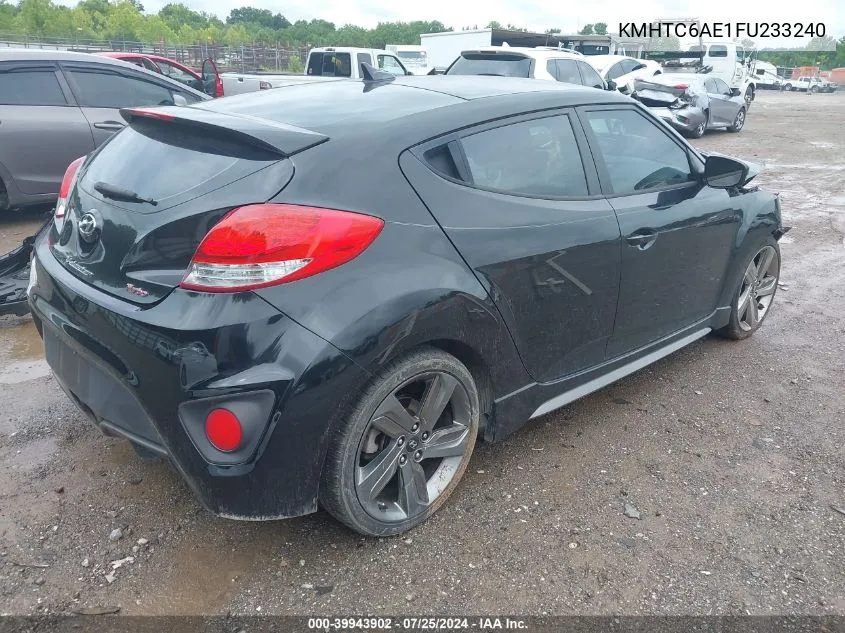 KMHTC6AE1FU233240 2015 Hyundai Veloster Turbo