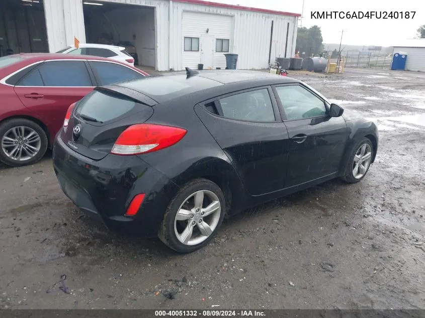 KMHTC6AD4FU240187 2015 Hyundai Veloster