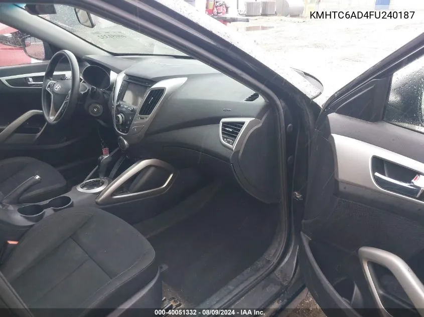 KMHTC6AD4FU240187 2015 Hyundai Veloster