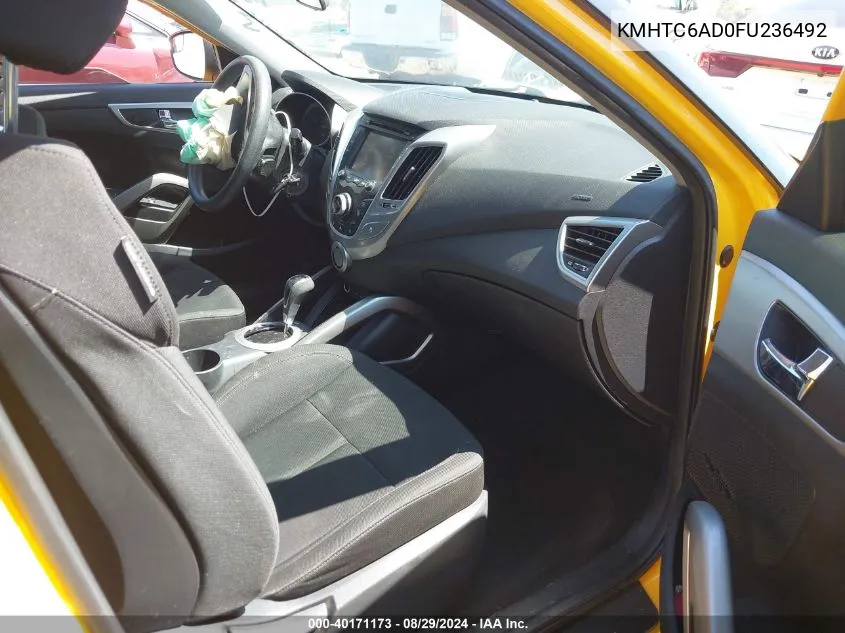 KMHTC6AD0FU236492 2015 Hyundai Veloster