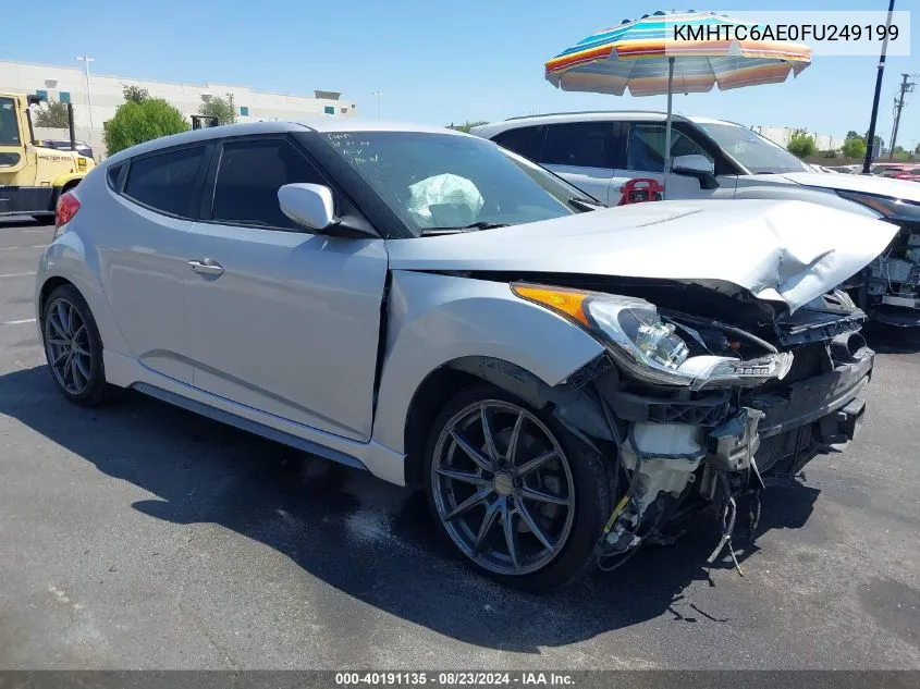 KMHTC6AE0FU249199 2015 Hyundai Veloster Turbo