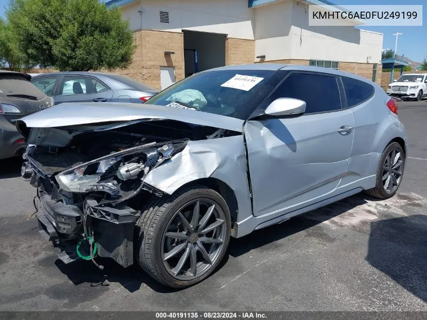 KMHTC6AE0FU249199 2015 Hyundai Veloster Turbo