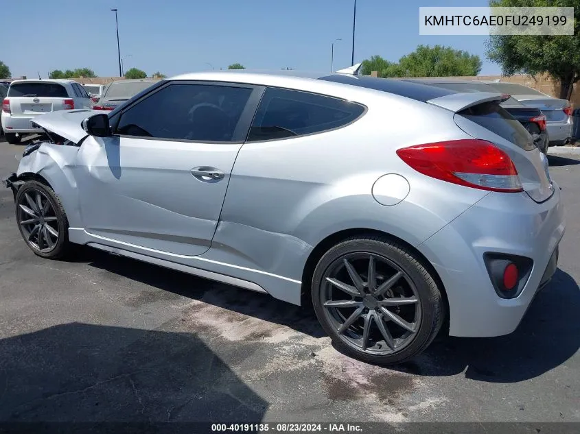 KMHTC6AE0FU249199 2015 Hyundai Veloster Turbo