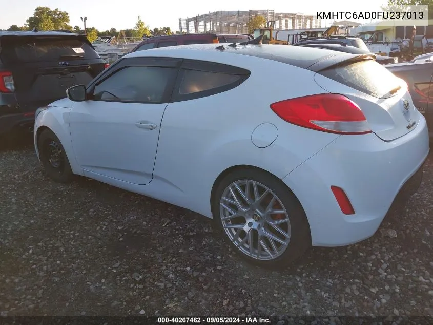 KMHTC6AD0FU237013 2015 Hyundai Veloster