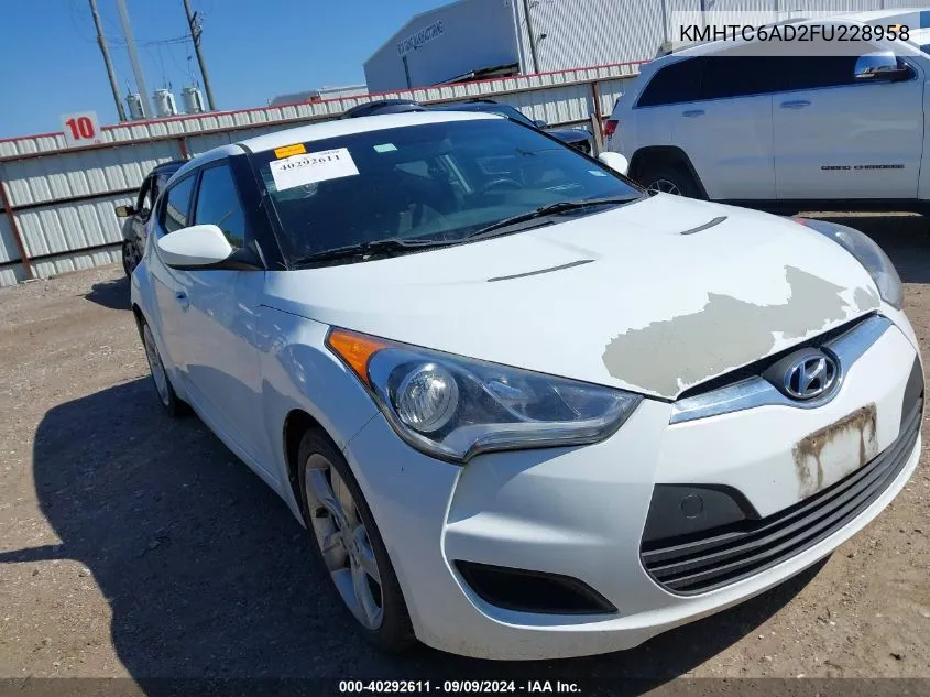 KMHTC6AD2FU228958 2015 Hyundai Veloster