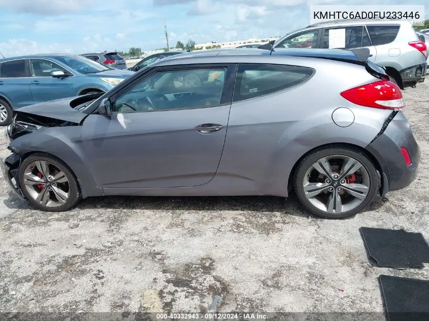 KMHTC6AD0FU233446 2015 Hyundai Veloster