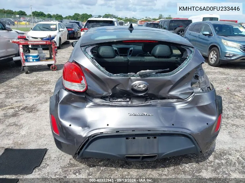 KMHTC6AD0FU233446 2015 Hyundai Veloster