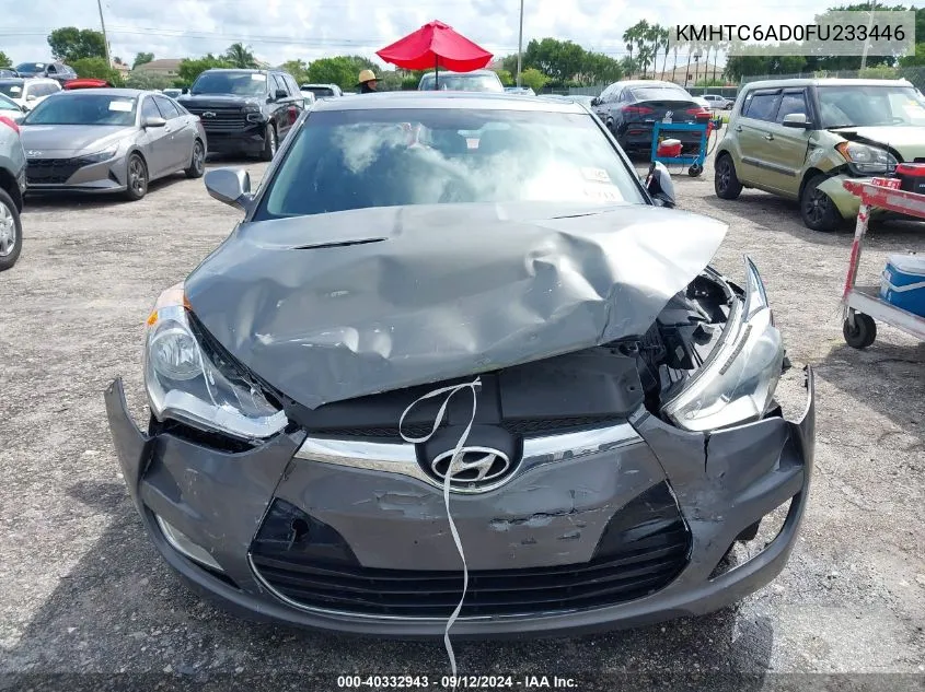 KMHTC6AD0FU233446 2015 Hyundai Veloster