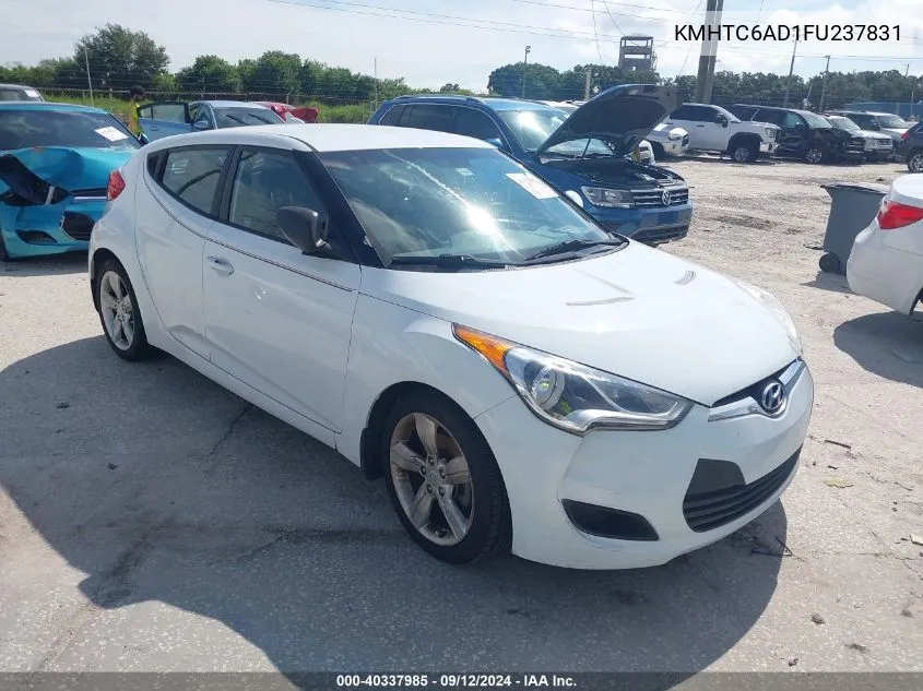 2015 Hyundai Veloster VIN: KMHTC6AD1FU237831 Lot: 40337985