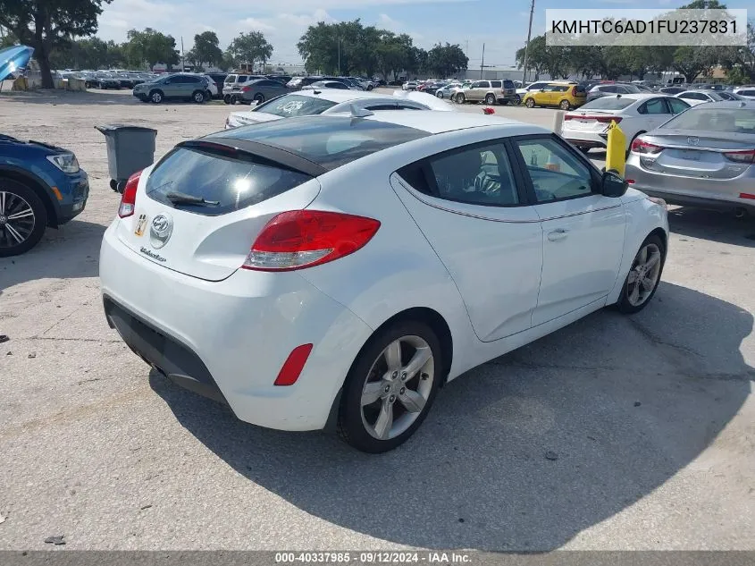 KMHTC6AD1FU237831 2015 Hyundai Veloster