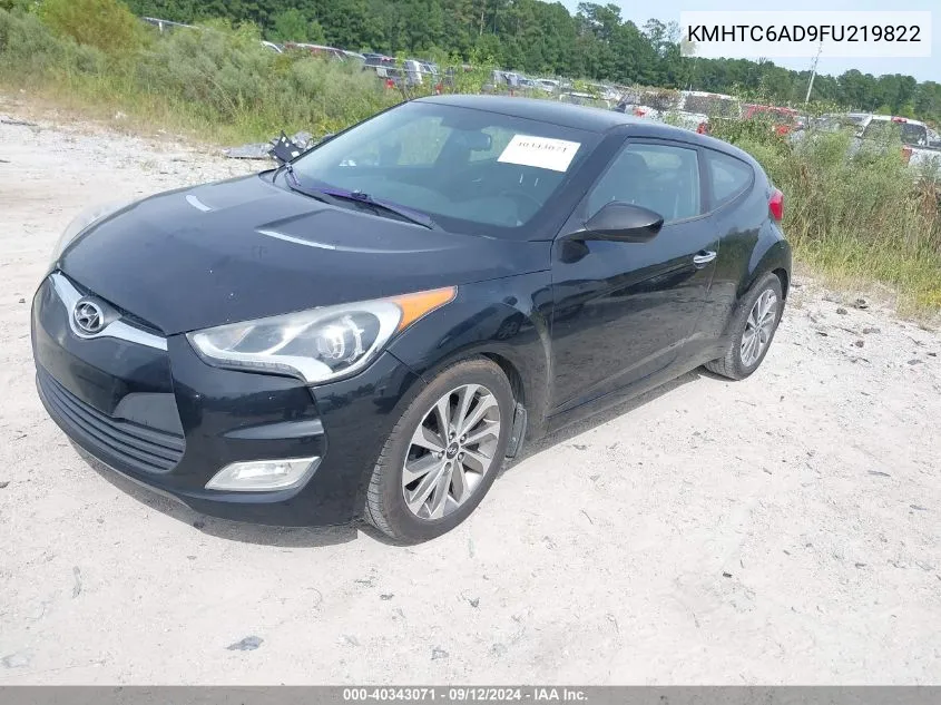 KMHTC6AD9FU219822 2015 Hyundai Veloster Re:flex