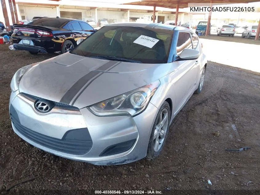 KMHTC6AD5FU226105 2015 Hyundai Veloster