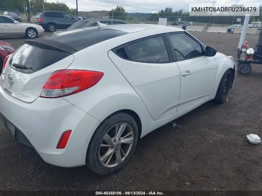 KMHTC6AD8FU236479 2015 Hyundai Veloster