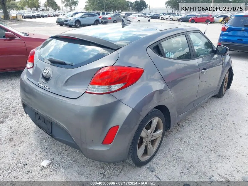 KMHTC6AD0FU237075 2015 Hyundai Veloster