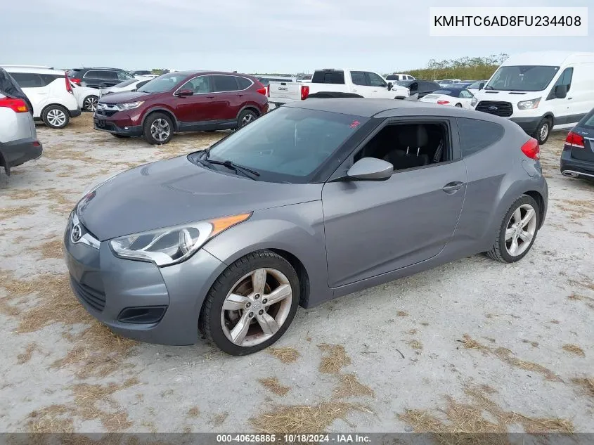 KMHTC6AD8FU234408 2015 Hyundai Veloster