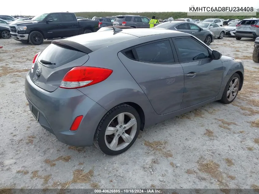 KMHTC6AD8FU234408 2015 Hyundai Veloster