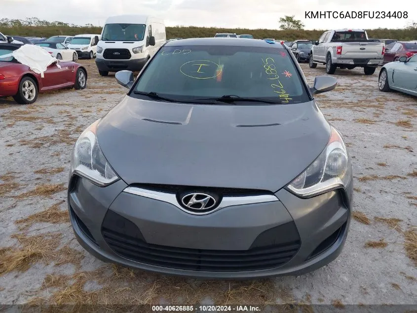 KMHTC6AD8FU234408 2015 Hyundai Veloster