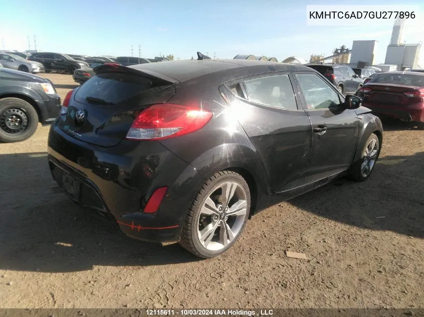 KMHTC6AD7GU277896 2016 Hyundai Veloster