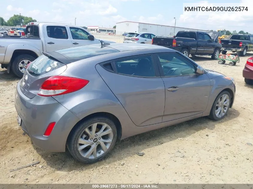 KMHTC6AD9GU262574 2016 Hyundai Veloster