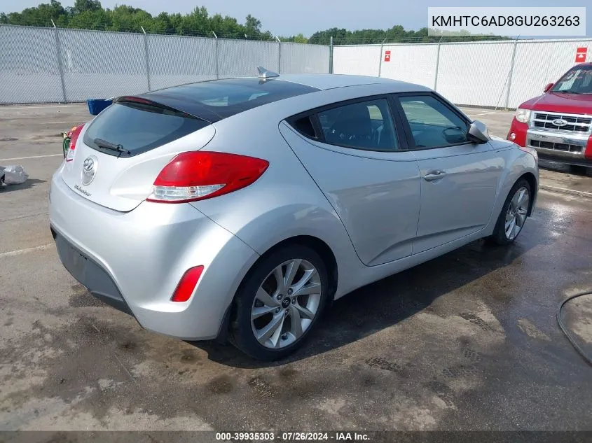 KMHTC6AD8GU263263 2016 Hyundai Veloster