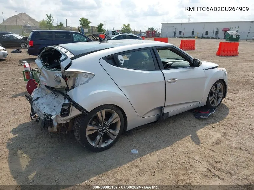 KMHTC6AD2GU264909 2016 Hyundai Veloster