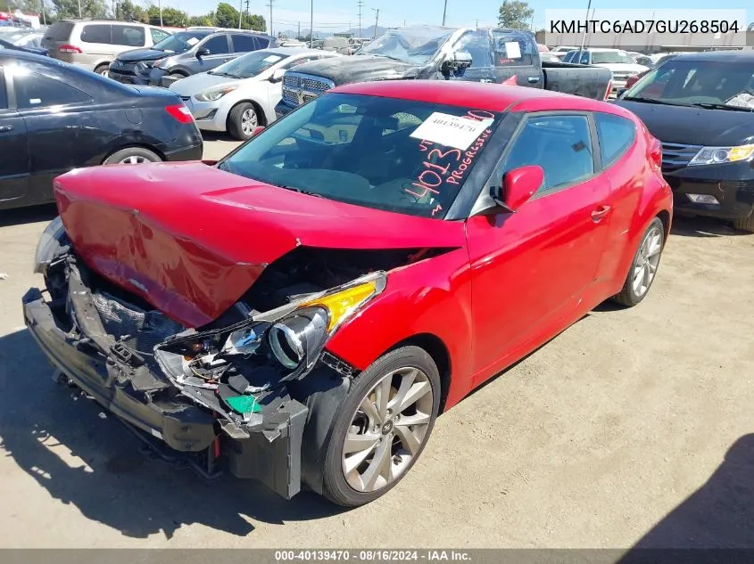 KMHTC6AD7GU268504 2016 Hyundai Veloster