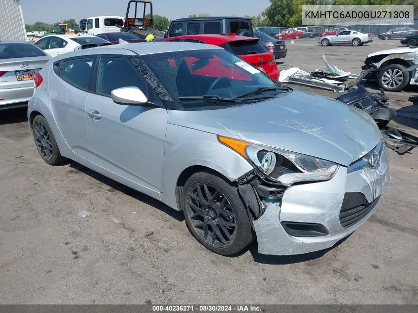 KMHTC6AD0GU271308 2016 Hyundai Veloster