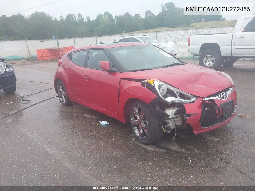 KMHTC6AD1GU272466 2016 Hyundai Veloster