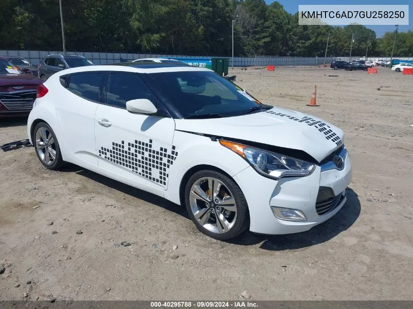 KMHTC6AD7GU258250 2016 Hyundai Veloster