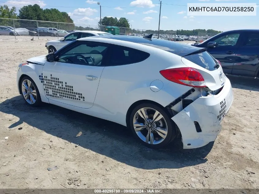 KMHTC6AD7GU258250 2016 Hyundai Veloster