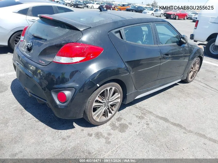 2016 Hyundai Veloster Turbo VIN: KMHTC6AE8GU255625 Lot: 40318471