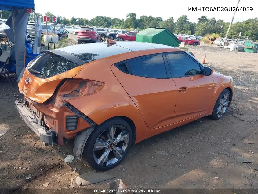 KMHTC6AD3GU264059 2016 Hyundai Veloster